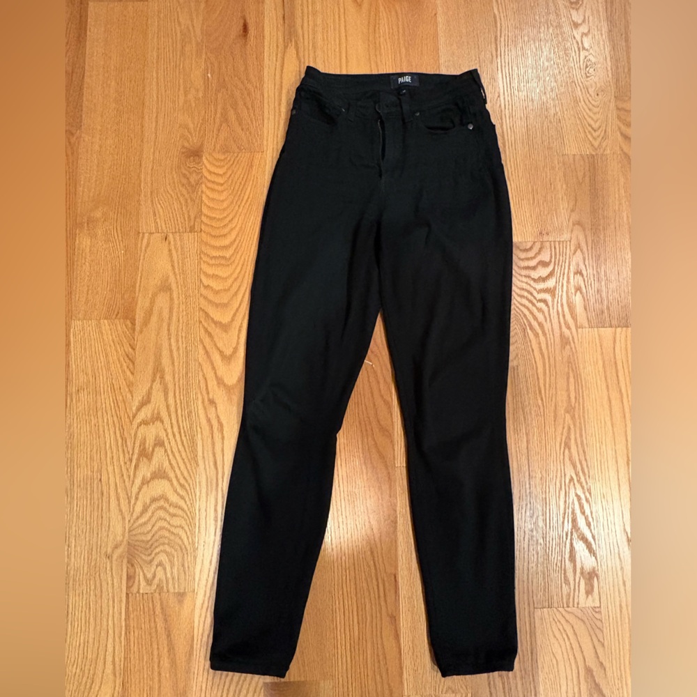 PAIGE Margot Ultra Skinny Black Jeans